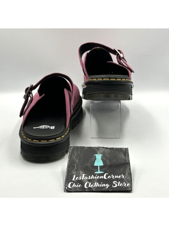 Dr. Martens Men\'s Purple Suede Leather Zebzag Mule Sandals Size 13 3567 main image 6